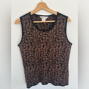 Vintage Exclusively Misook Petite Sleeveless Top